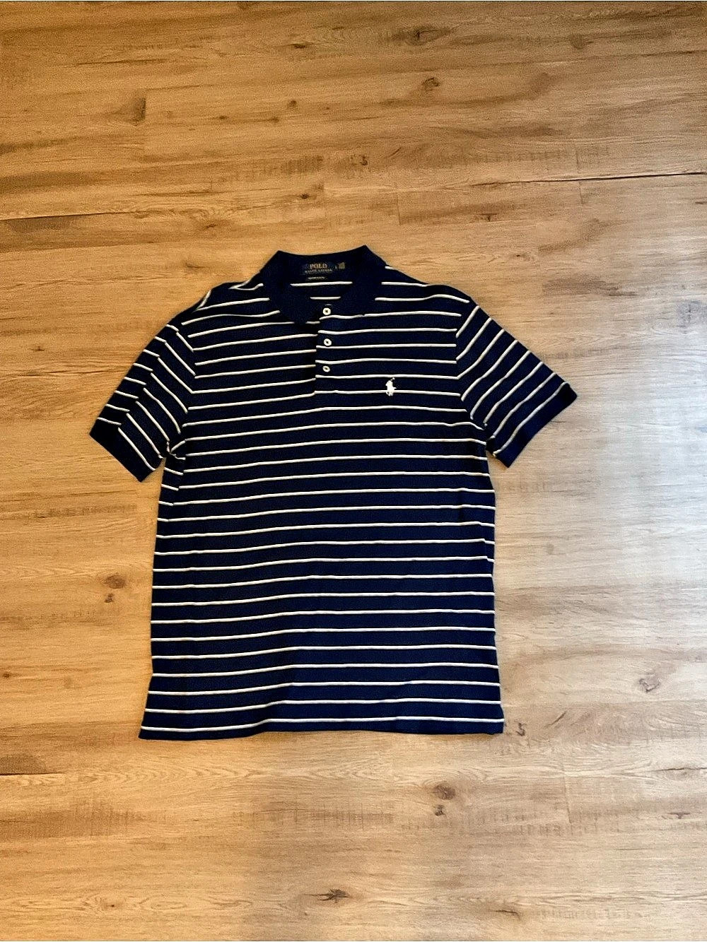 Polo Ralph Lauren Men's Striped Polo Shirt Blue & White